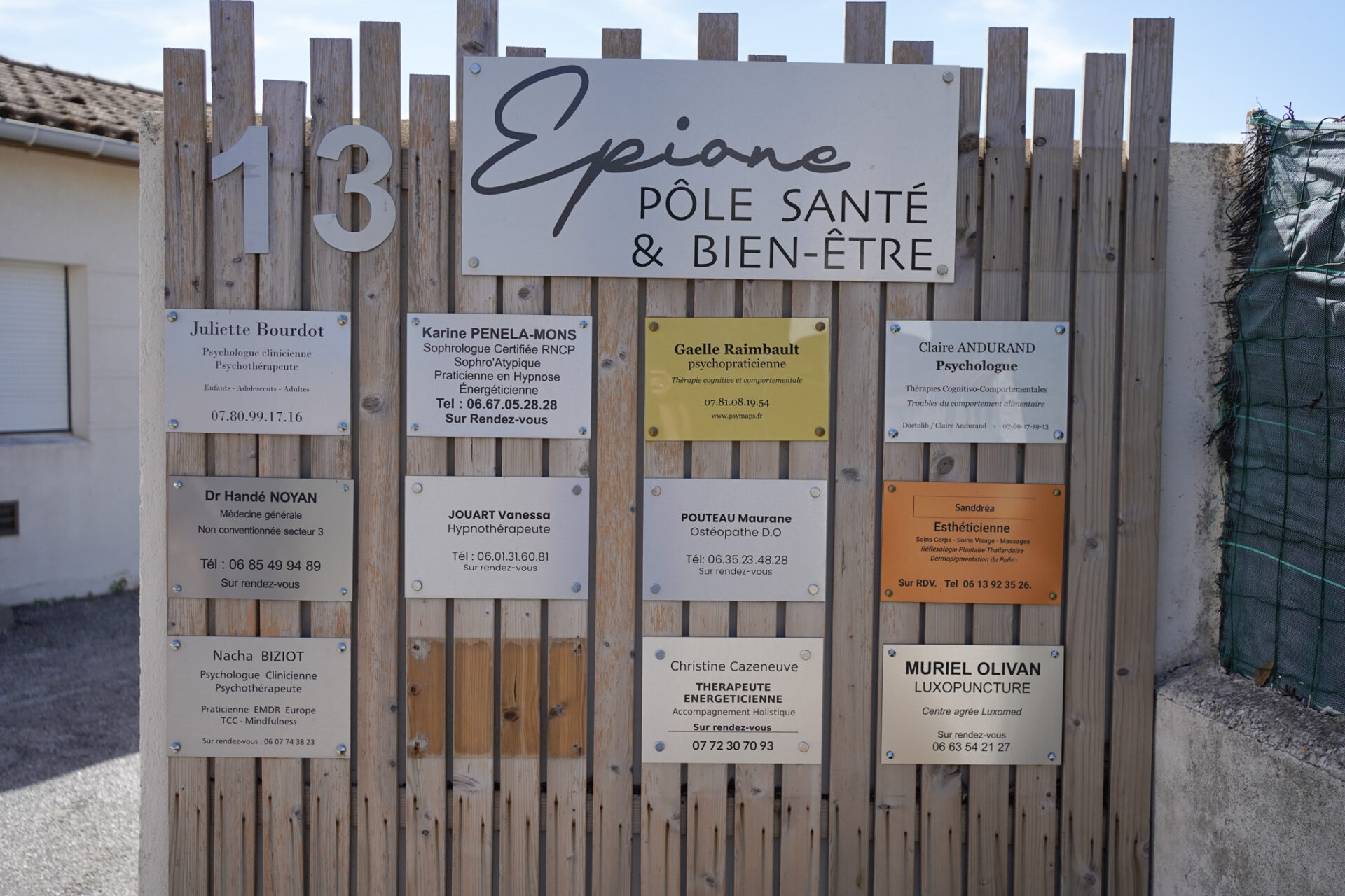 praticiens Epione centre de sante carcassonne